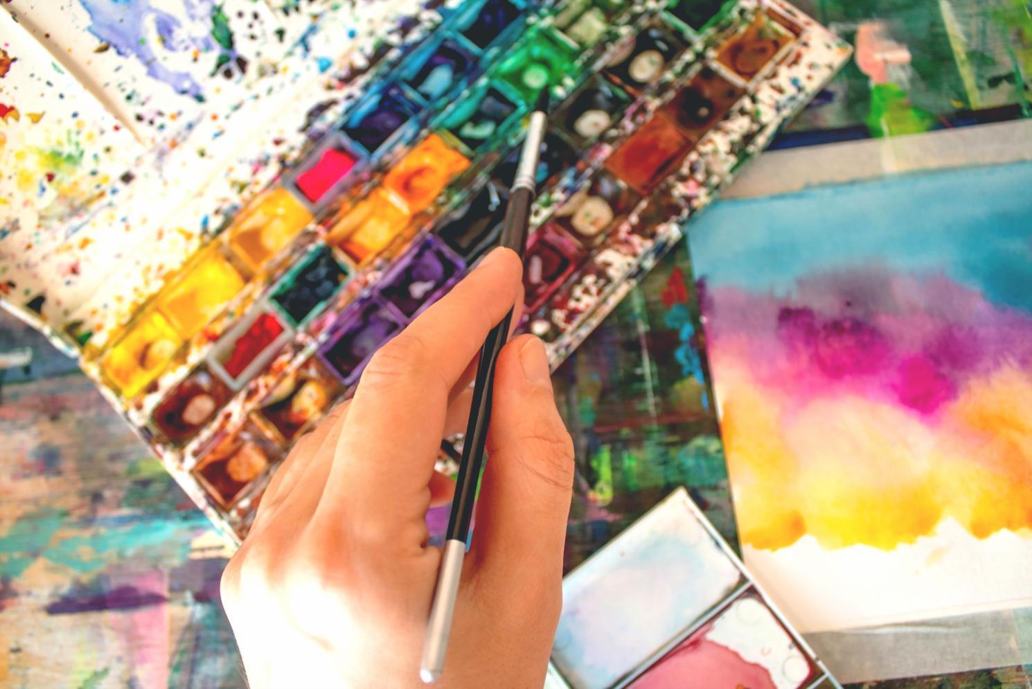 Führungskräfte bei einem visuellen Workshop